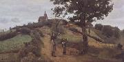 Jean Baptiste Camille  Corot Saint-Andre en Morvan (mk11) oil painting reproduction